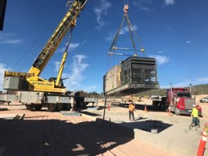 CAT equipment at McEwen Gold Bar Mine