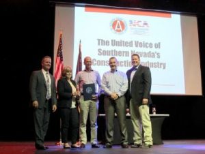 Cashman being named Supplier of the Year 2015 by AGC Las Vegas & NCA