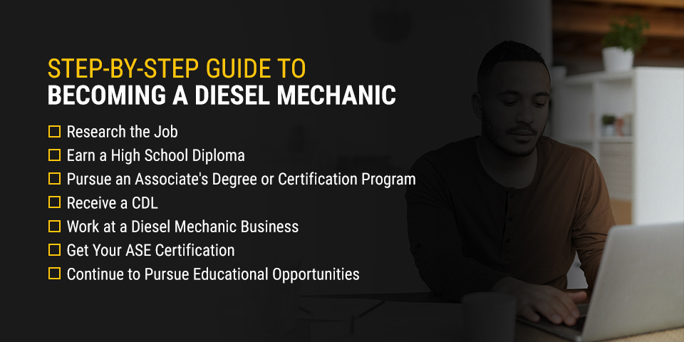 Step-By-Step Guide to Becoming a Diesel Mechanic